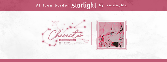 #1 STARLIGHT - ICON BORDER by seraephic on DeviantArt