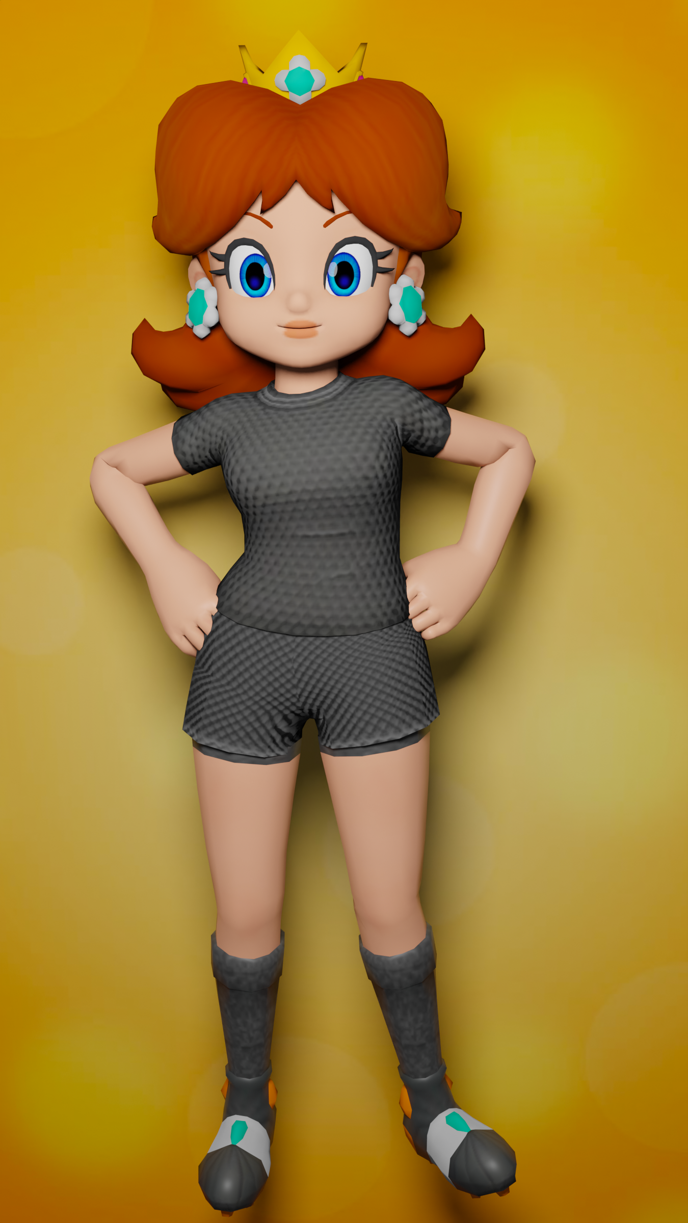 Daisy: mario strikers battle league[No color] (b1) by XDM-Inc on DeviantArt