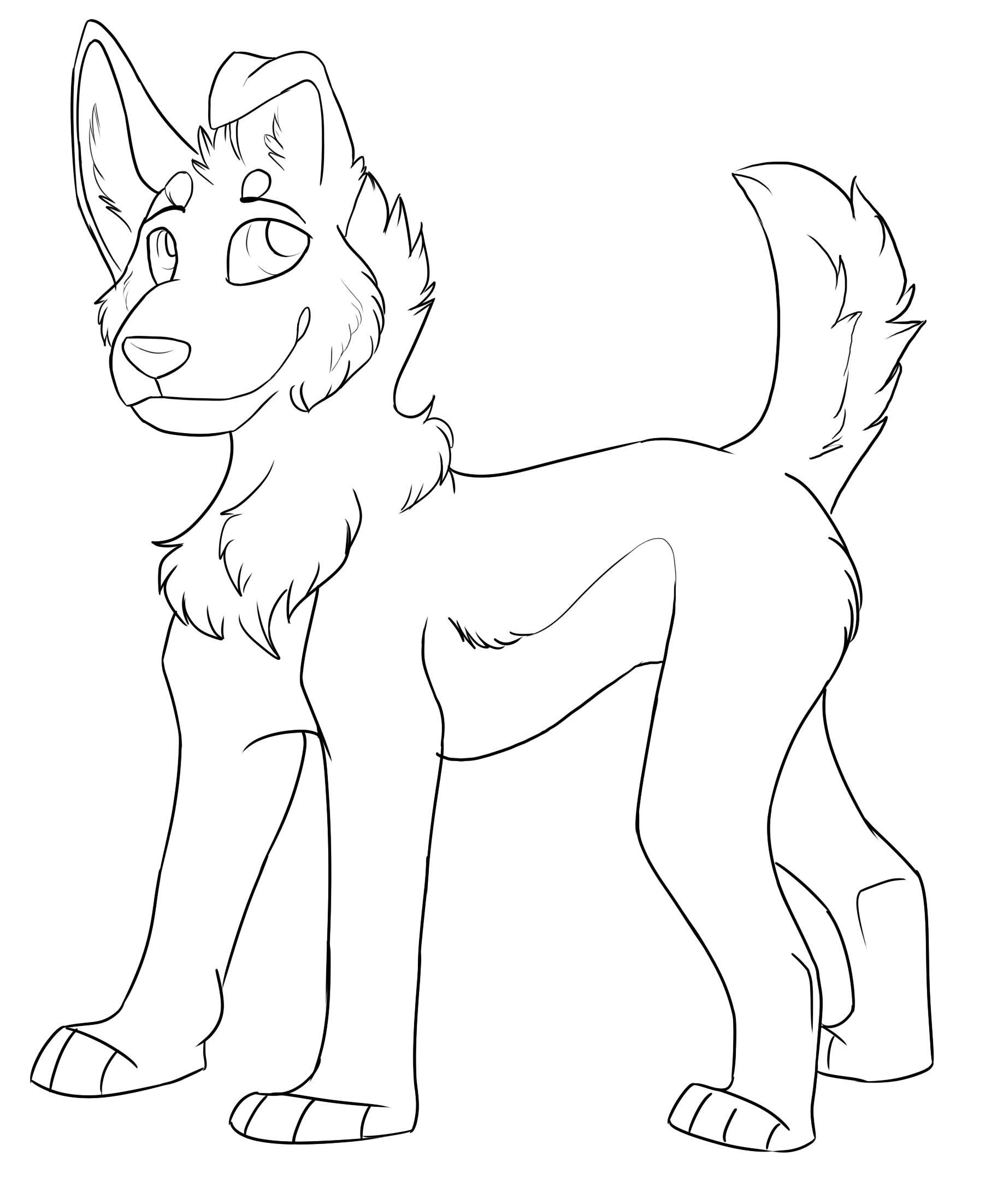 FTU Puppy Lineart/Base