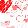 Hearts Photoshop Brushes
