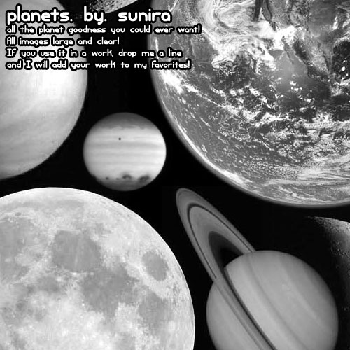 Planets Photoshop Brushes