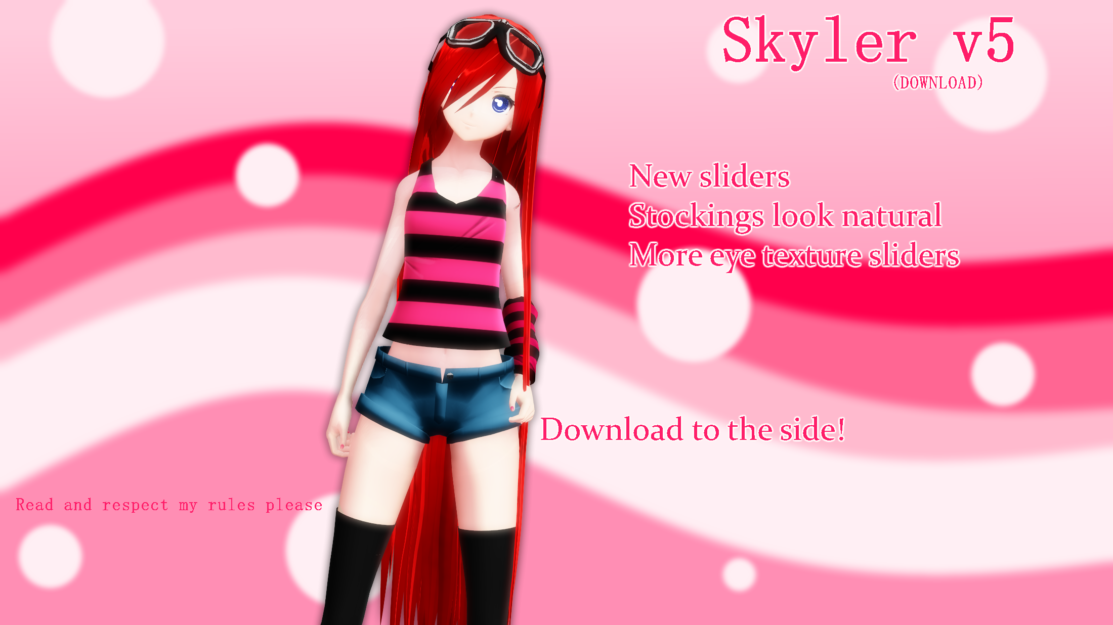 MMD: YYB Skyler v5 (UPDATED) by PrincessSkyler on DeviantArt