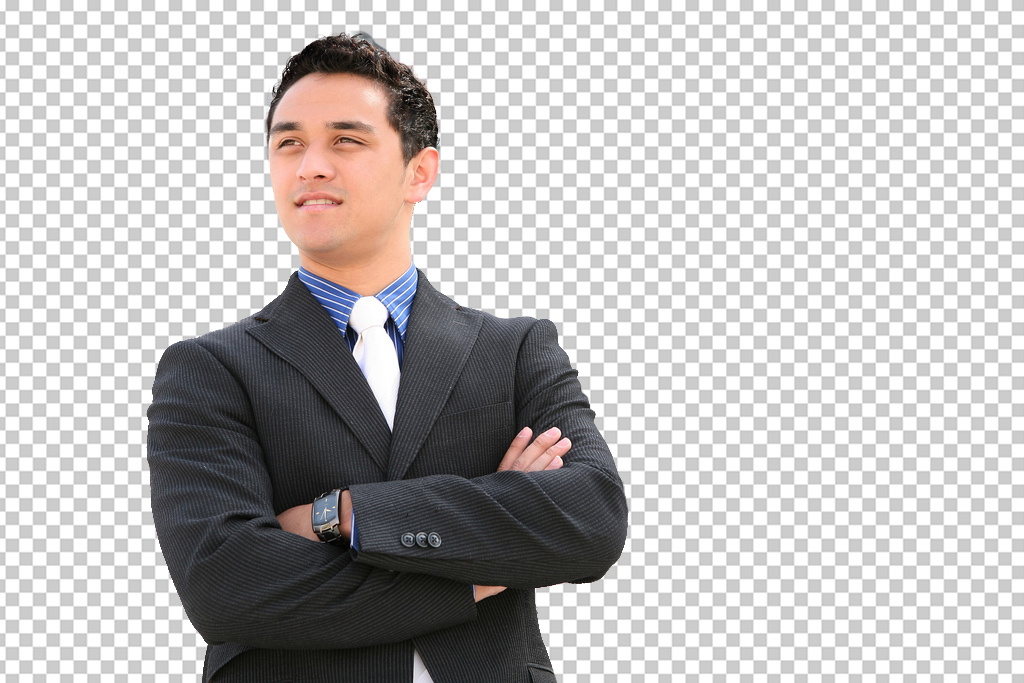 Transparent Business man PSD