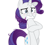 Embarrassed Rarity au Naturale