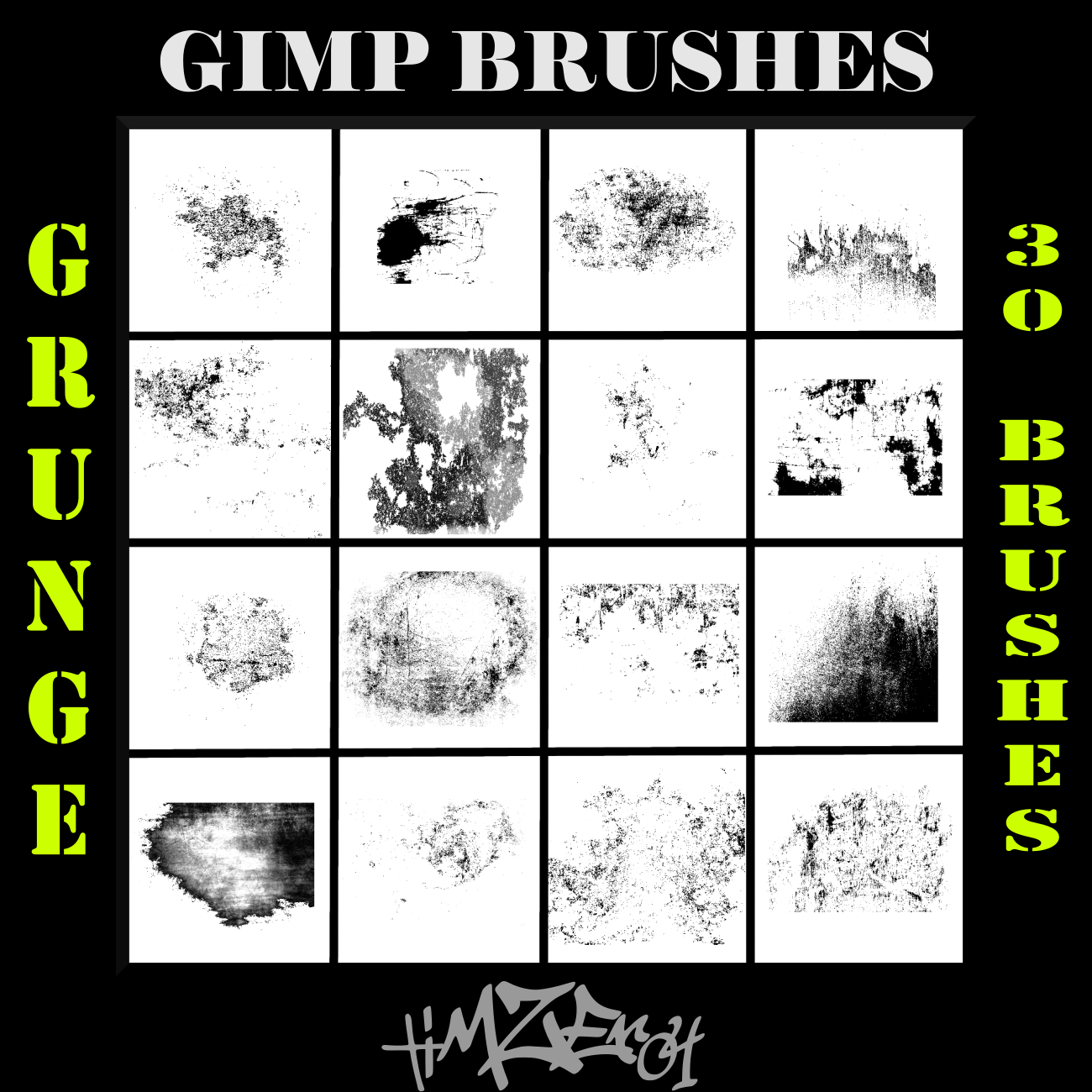 Gimp Brush Pack by timzero4 on DeviantArt