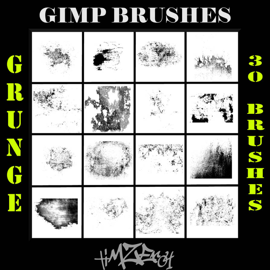 Gimp Brush Pack by timzero4 on DeviantArt