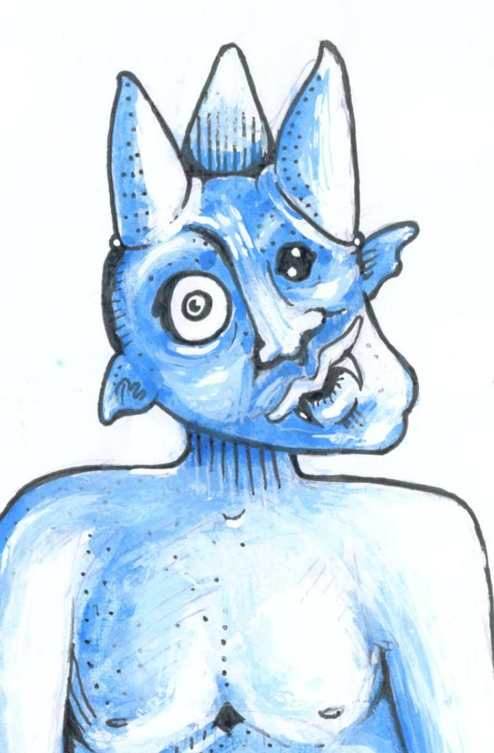 Demonio azul de la Memoria by neokamatari on DeviantArt