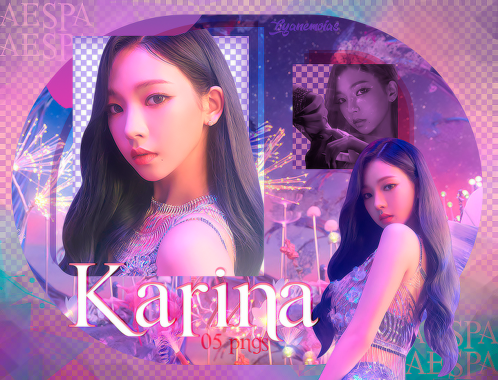 Karina (AESPA) - Black Mamba - PNG PACK #1 by byAnemoias on