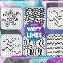 WAVY LINES - PNG PACK #1 by Anemoias