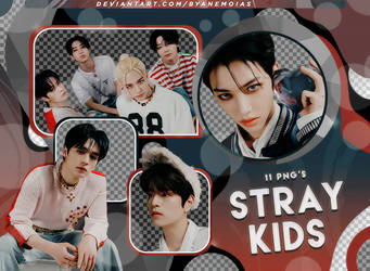 Stray Kids (MAXIDENT) - PNG PACK #62 by Anemoias