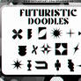 FUTURISTIC DOODLES - PNG PACK #10 by Anemoias