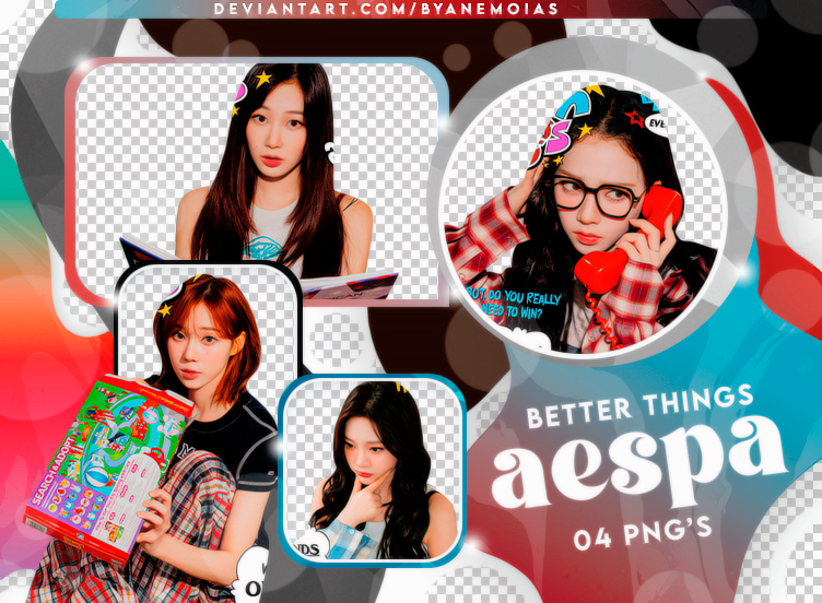 AESPA (Better Things) PNG PACK 26 by Anemoias by byAnemoias on