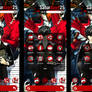 Persona 5 Android Theme - Icons and Widget (clock)