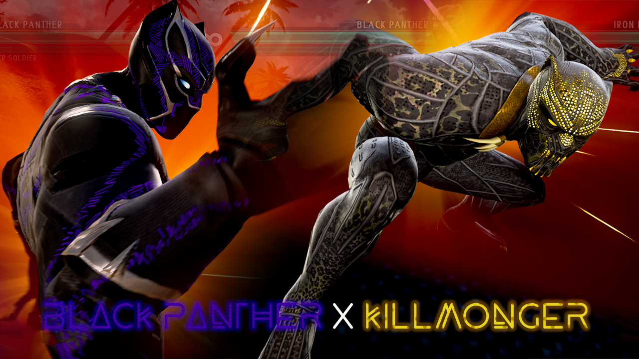 Black Panther and Killmonger for MVCI by Fewtch on DeviantArt