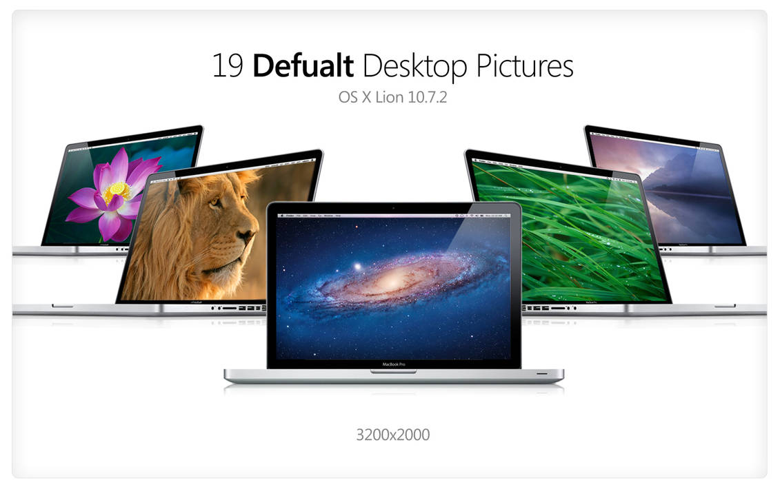 Default Desktop Pictures OS X Lion 10.7.2