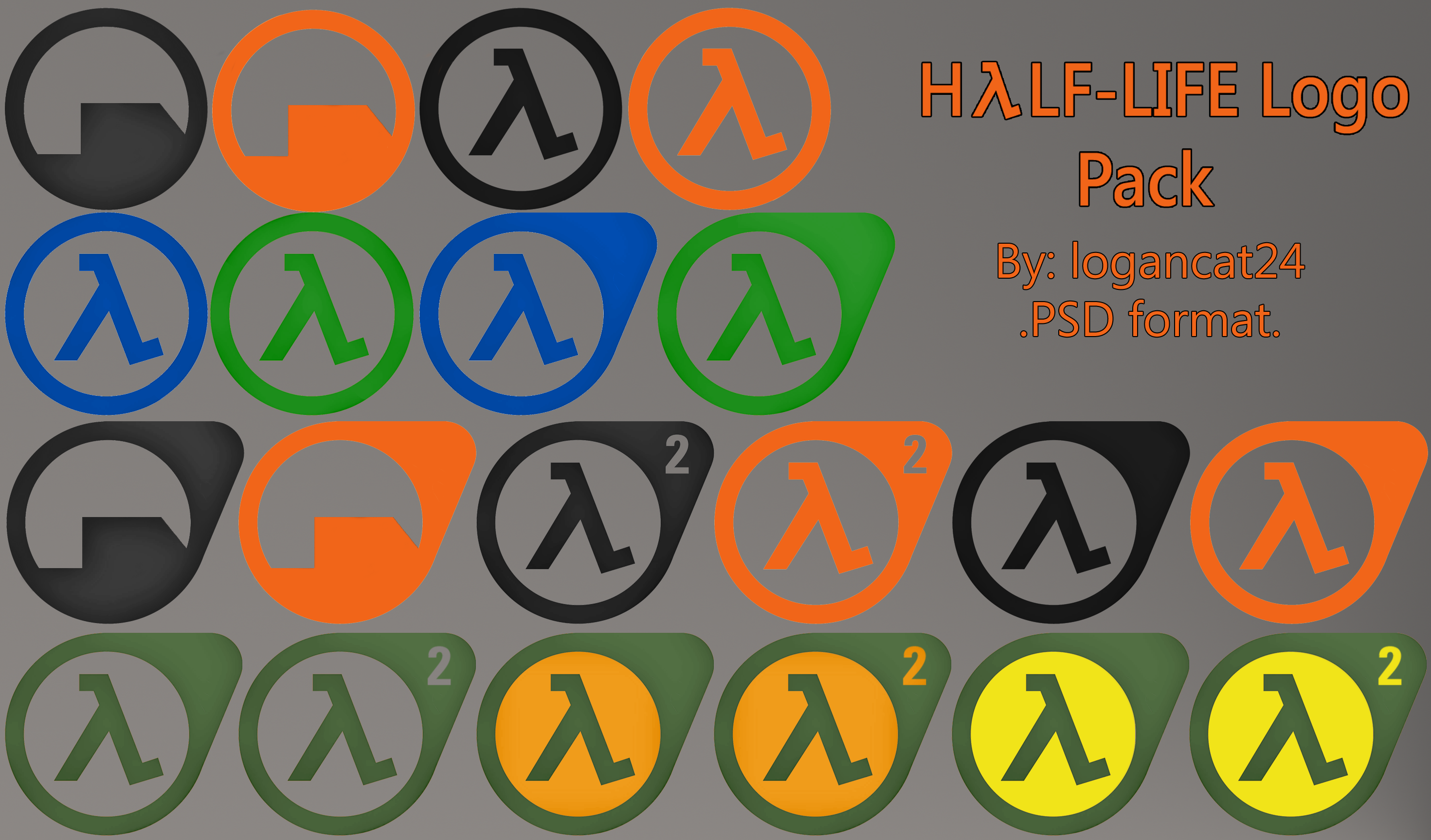 Half-Life Logo Pack