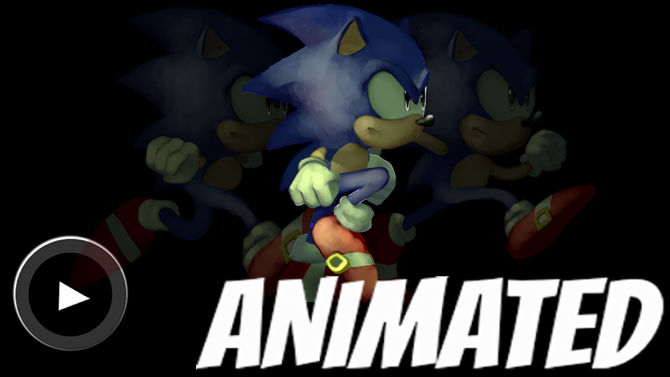 Sonic The Hedgehog Hd Animated Sprite By Theantitoxic On Deviantart