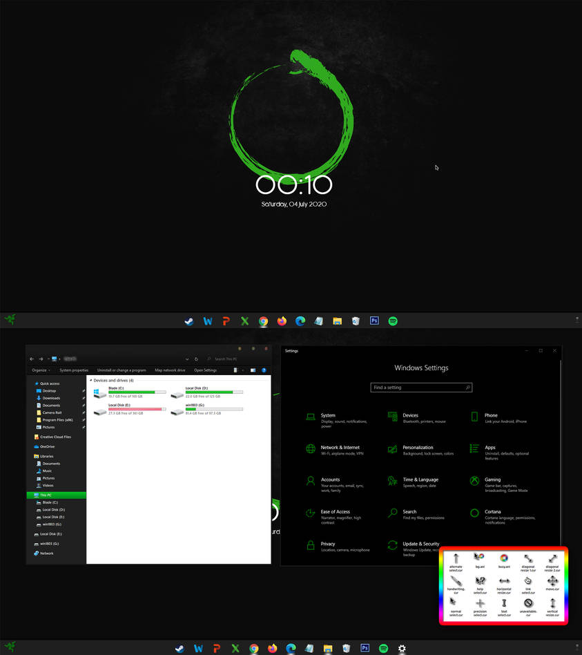 Razer Ouroboros Theme for Windows 10 by erelchris on DeviantArt