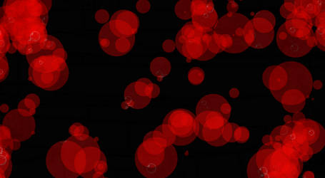 red bubble screen saver