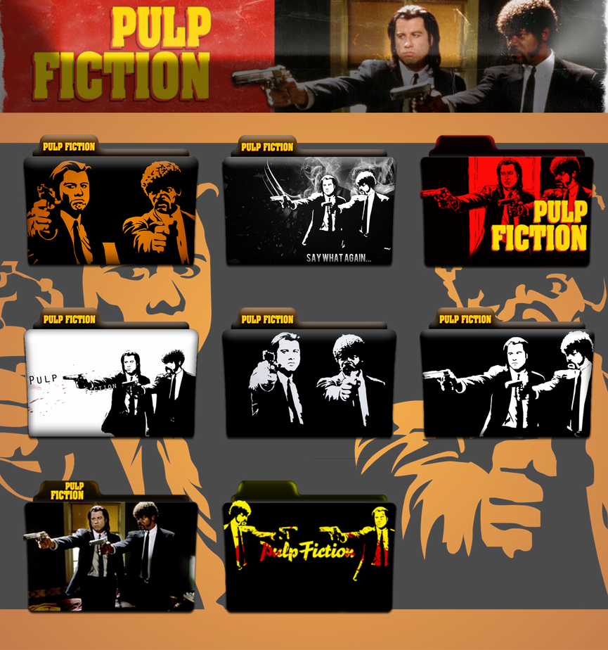 Pulp Fiction Folder Icon Pack by wchannel96 on DeviantArt