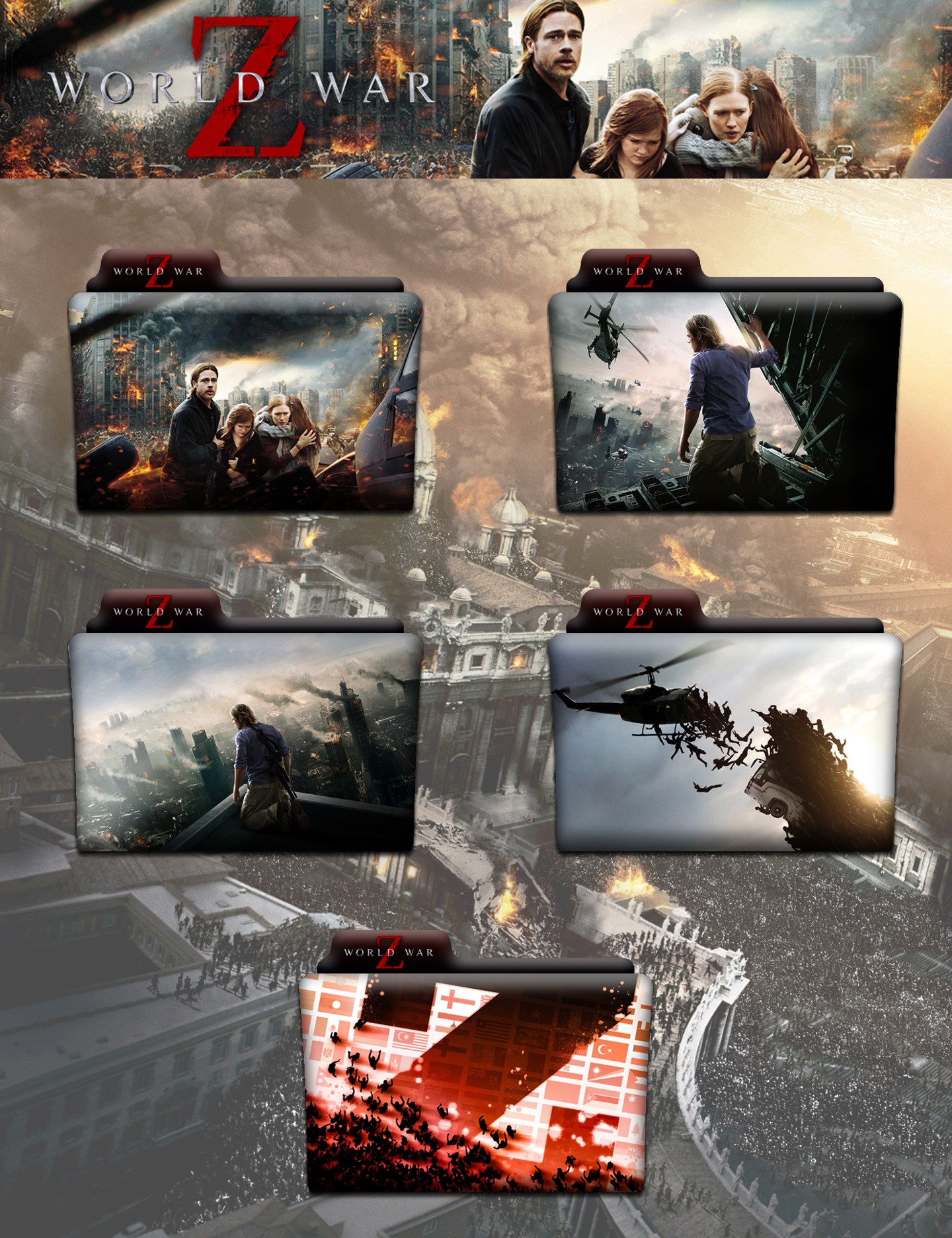World War Z Folder Icon Pack By Wchannel96 On Deviantart World War Z Folder Icon Pack By Wchannel96 On Deviantart