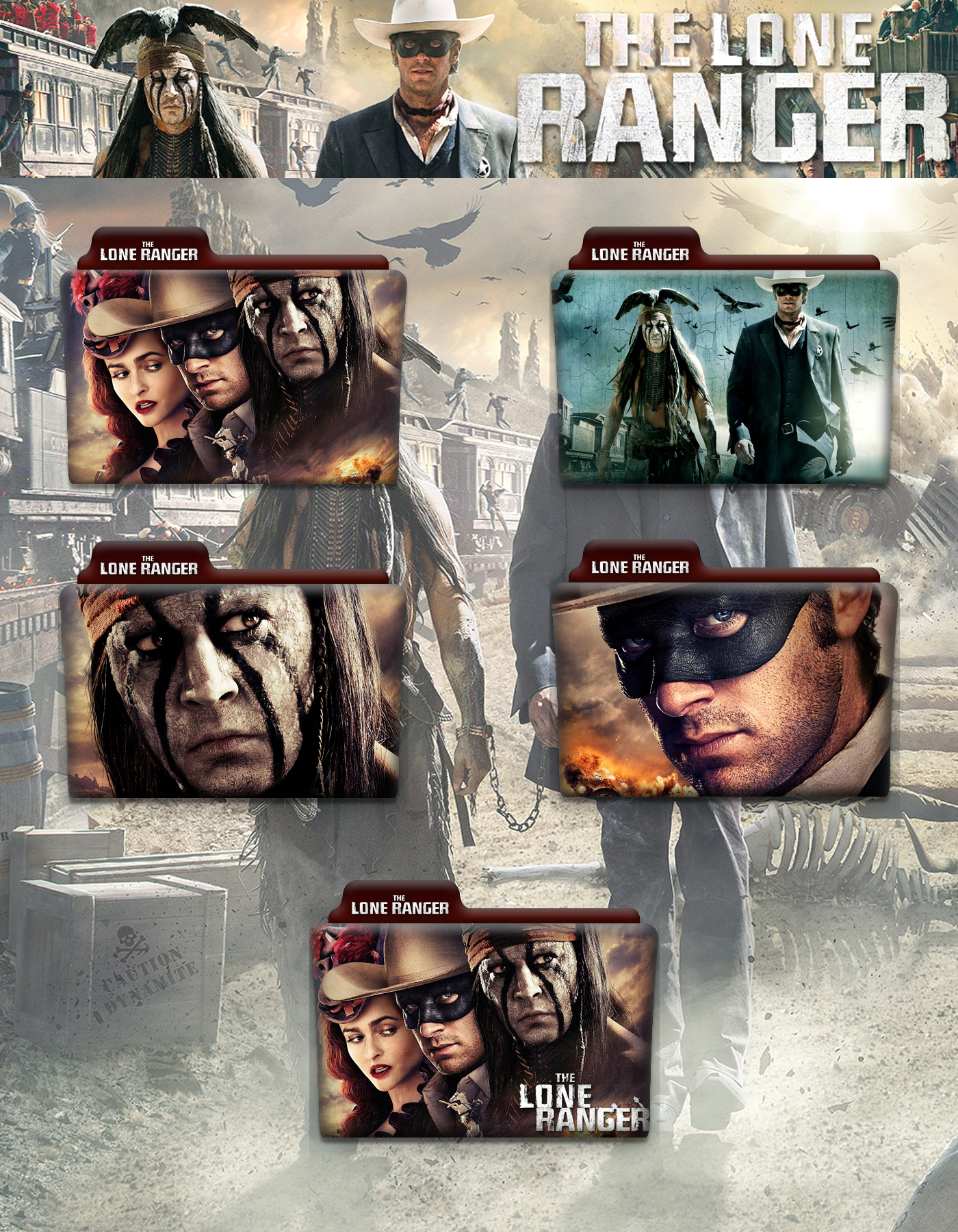 The Lone Ranger Folder Icon Pack by wchannel96 on DeviantArt