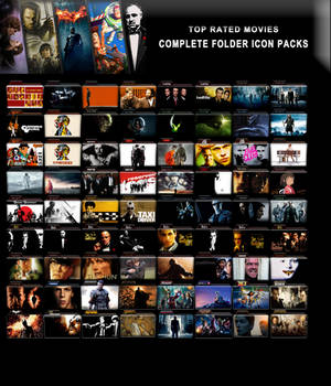 Top Rated Movies Complete Collection Folder Icon P