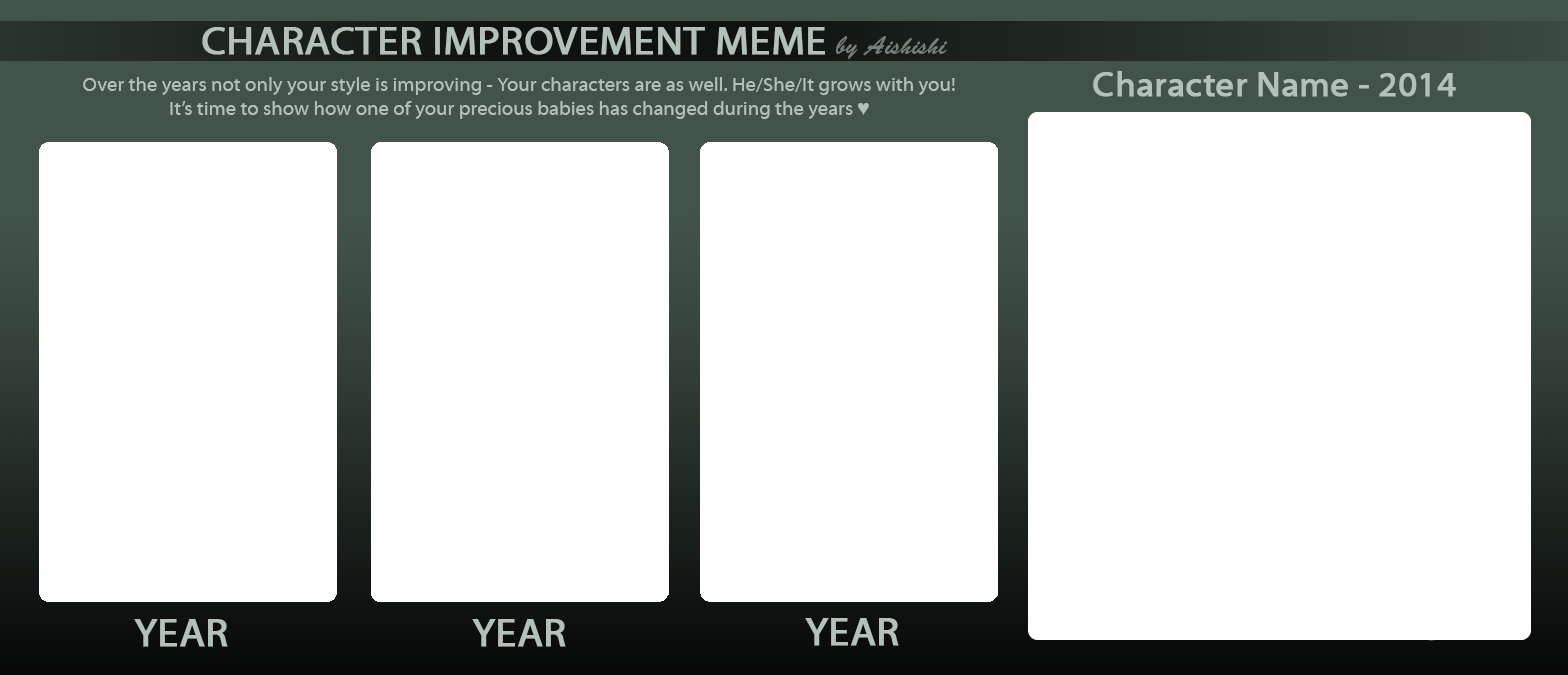 OC IMPROVEMENT MEME - BLANK FORM