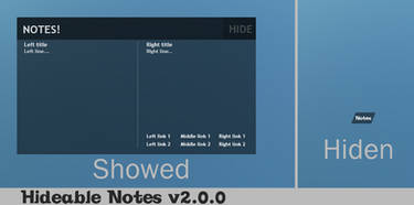 Hideable Notes 2.0.0