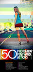 50 Photoshop Postwork Actions by mauricioestrella