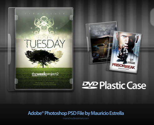 DVD Plastic Case - PSD file