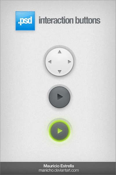 PSD File - Interaction Buttons