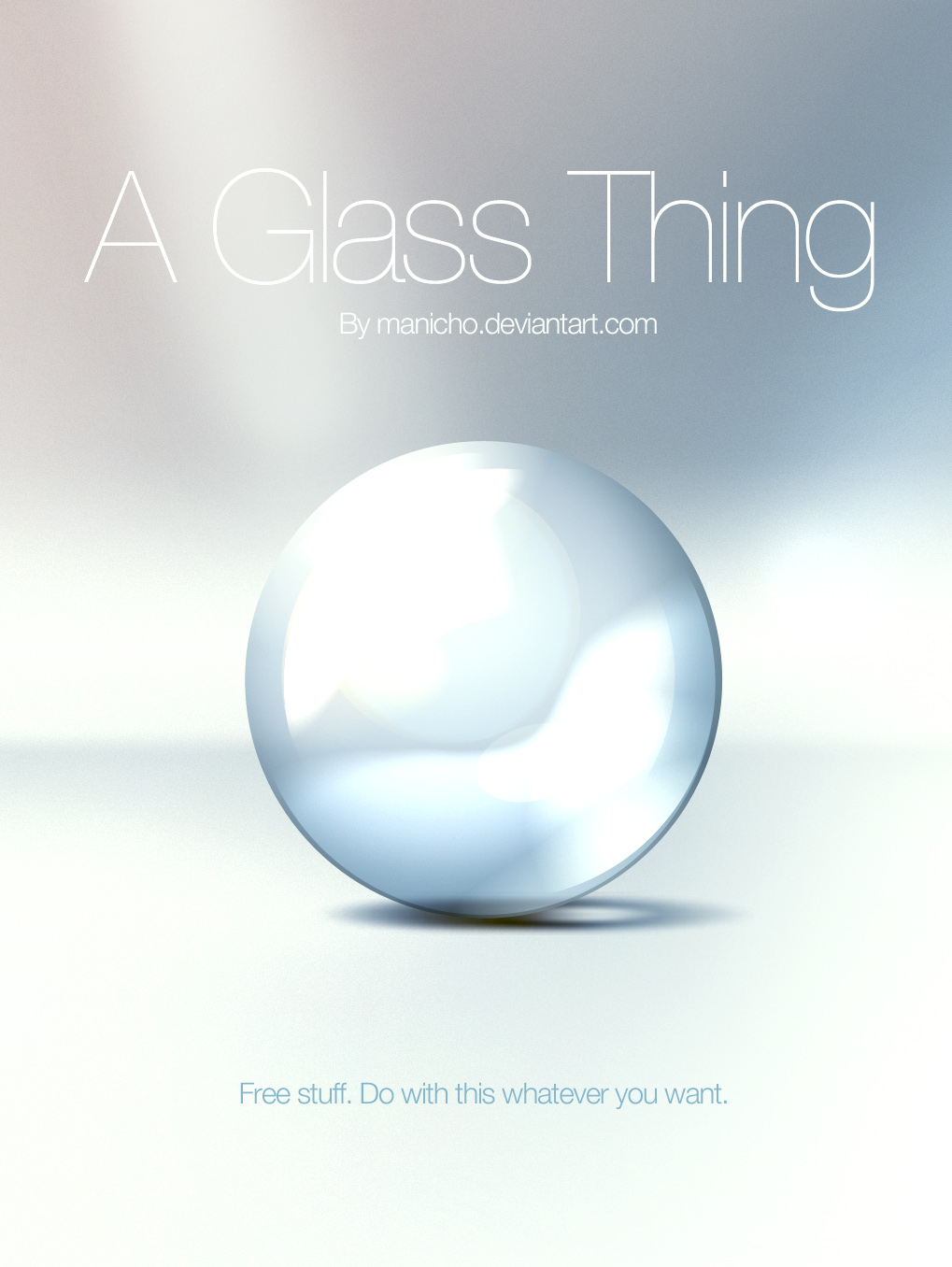 A Glass Thing - PSD