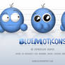 Preview - BlueMoticons - PSD