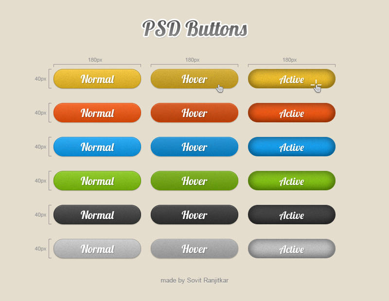 Free High Quality PSD Buttons by gps816 on DeviantArt