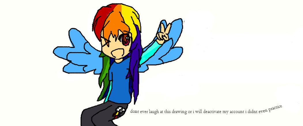 Human rainbow dash by musicbeat03x3 on DeviantArt