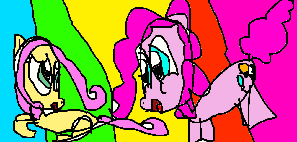 pinkie pie and fluttershy by MR4653 on DeviantArt