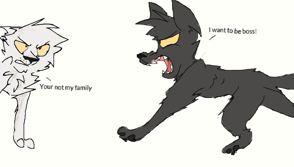 Lone Wolf vs Pack Leader by NUclearSnot on DeviantArt