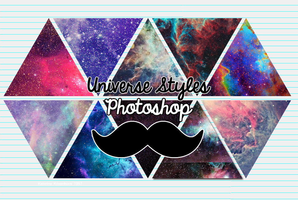 Universe Hipster styles photoshop