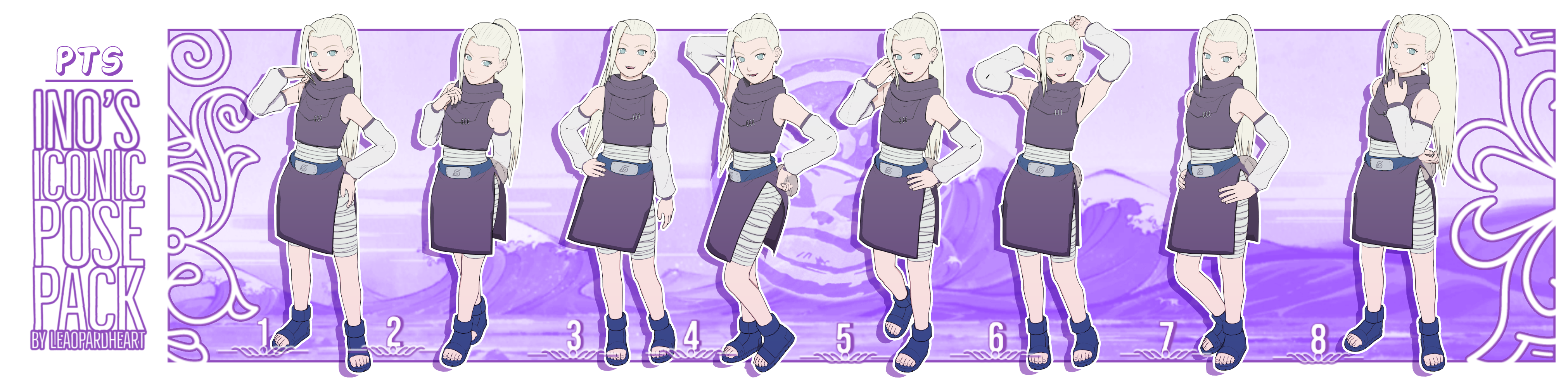 Ino PTS Iconic Pose Pack DL by LeaopardHeart on DeviantArt