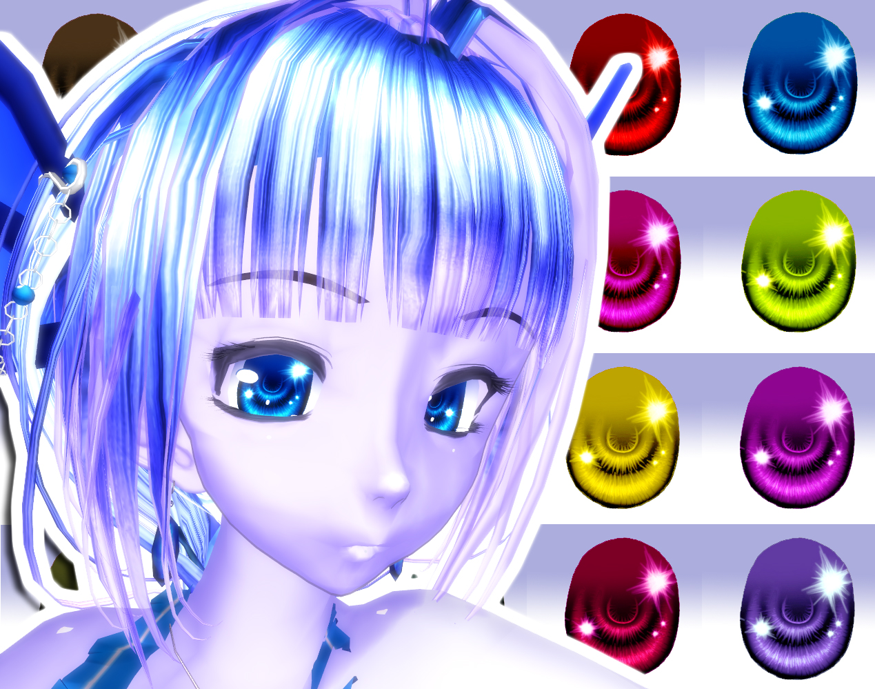 MMD Sparkle Eye Texture