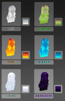 MMD Elemental Hair Texture