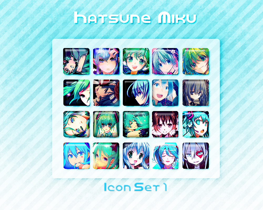 Hatsune Miku Icon Set 1