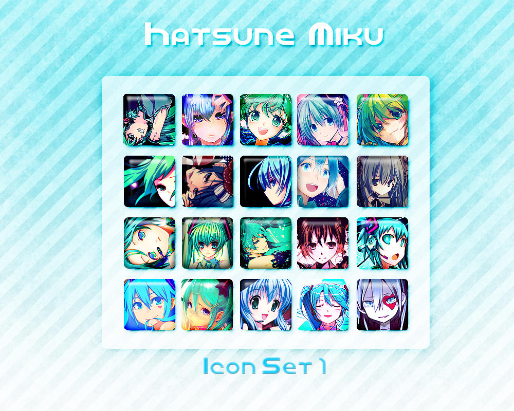 Hatsune Miku Icon Set 1 By Xoriu On DeviantArt