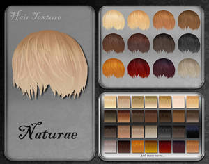 MMD Naturae Hair Texture by Xoriu