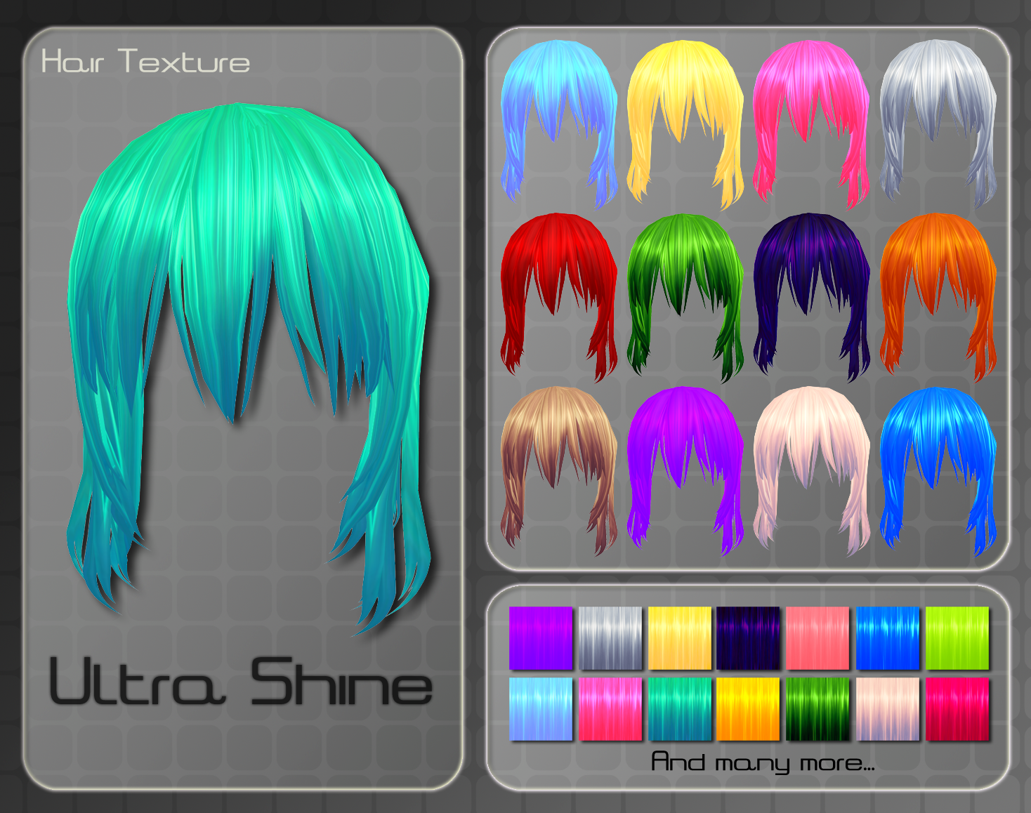 MMD Ultra Shine Hair Texture