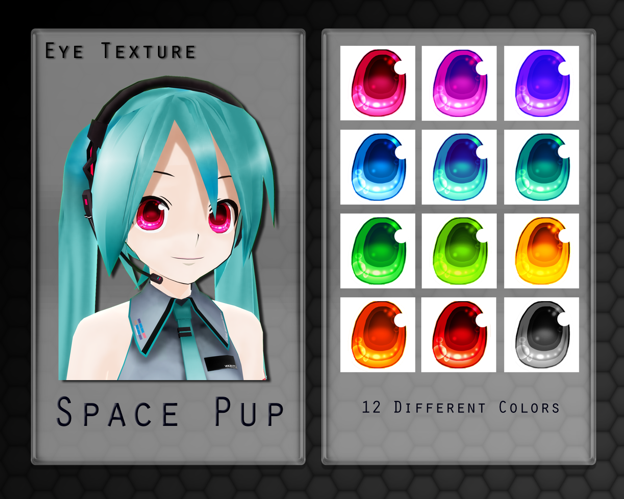 MMD Space Pup Eye Texture