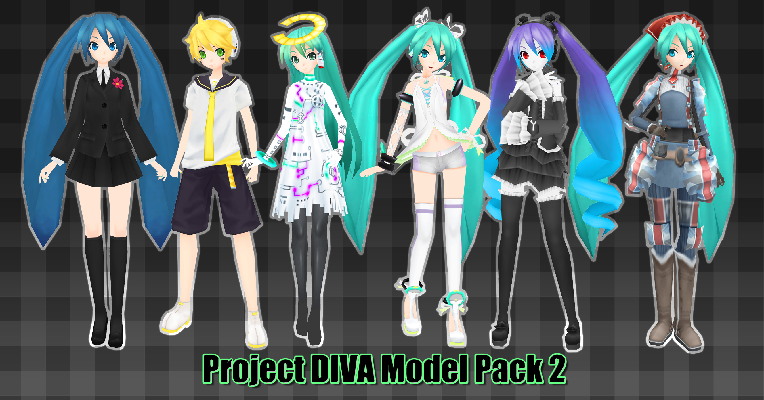 Project DIVA Model Pack 2 DL by Xoriu on