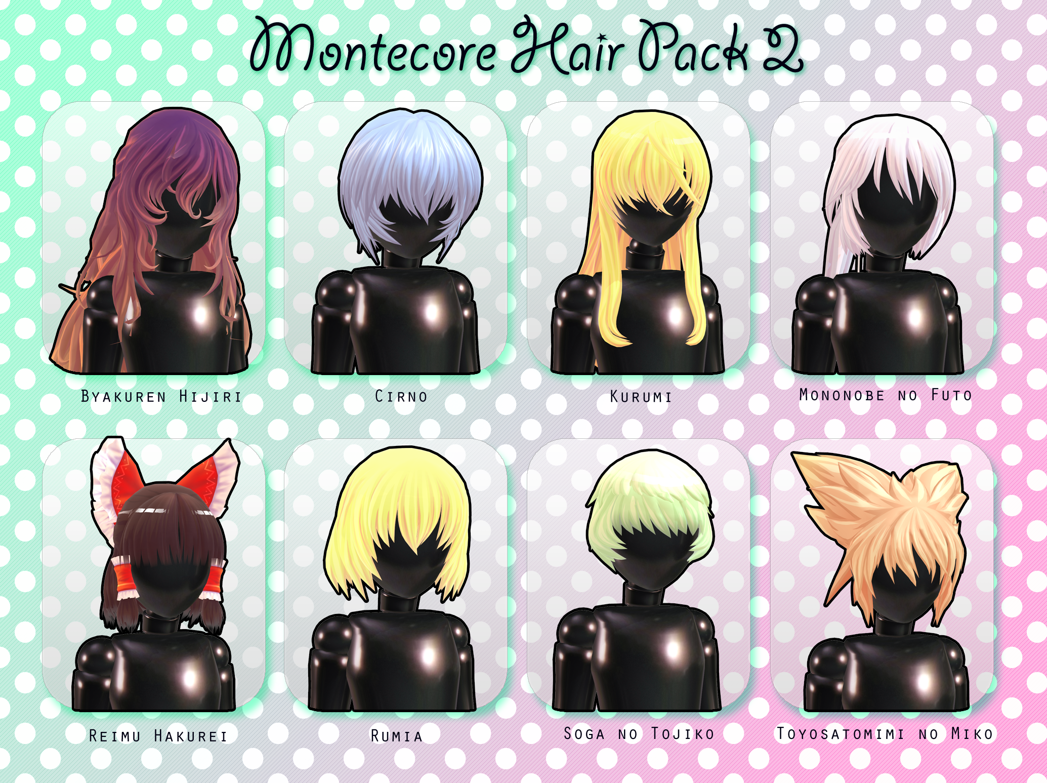 Montecore Hair Pack 2 DL by Xoriu