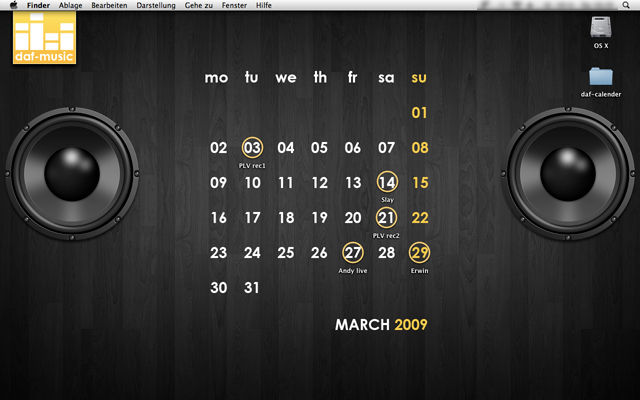 Desktop Calender MAC by elpanco on DeviantArt